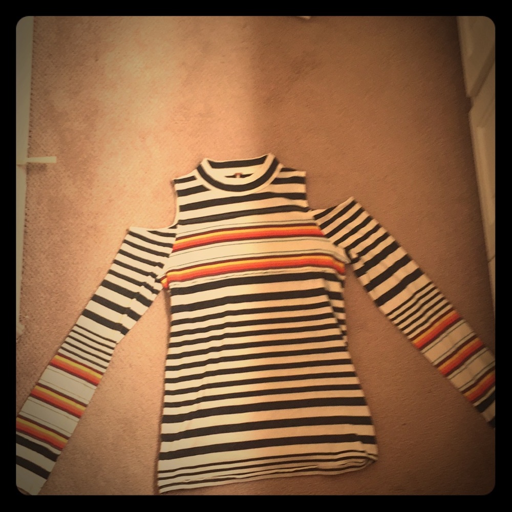 Seventies Open Shoulder Top